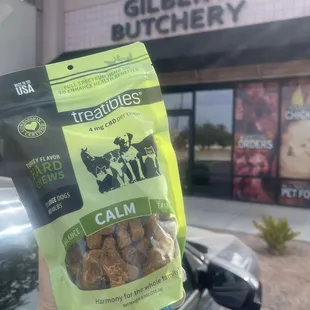 They also carry CBD treats for your pup!