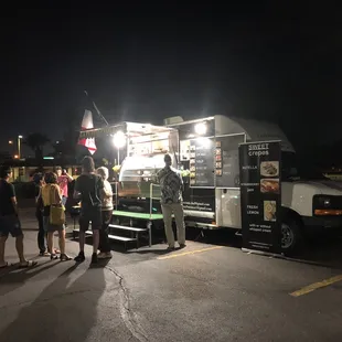 French pastry food truck, in mid April 2019.