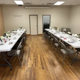 Tables &amp; Common Area