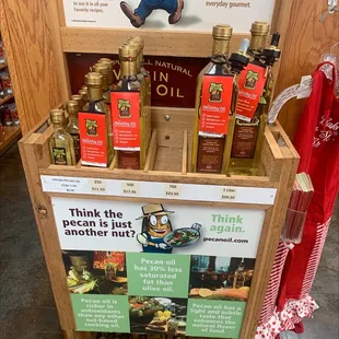 a display of products for sale