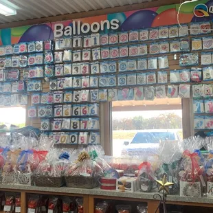 Lots of balloon choices