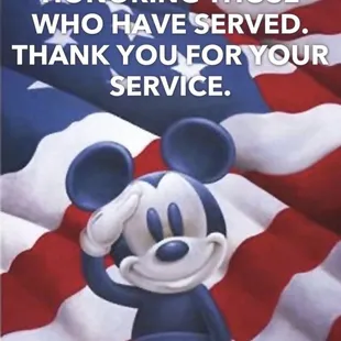 Thank you for your service! Happy Veterans Day!