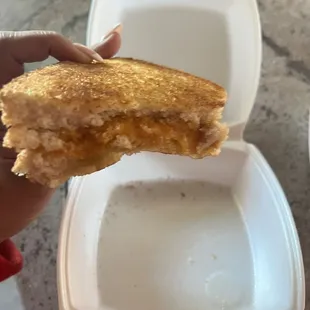 Grilled cheese sandwich