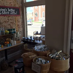 a view of the outside of the store