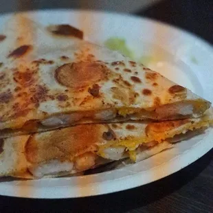 Shrimp quesadilla