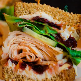 Roasted Turkey &amp; Cranberry Sandwich -- The #1