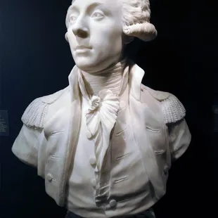 Jean-Antoine Houdon; General Lafayette; 1789; serravezza marble