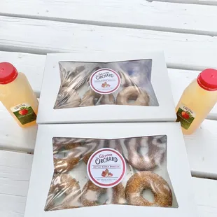 Apple Cider Donuts and Apple Cider