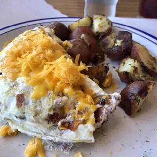 Ham or Bacon & Cheese Omelet