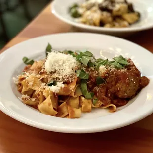 Spaghetti and Grandma's Meatballs