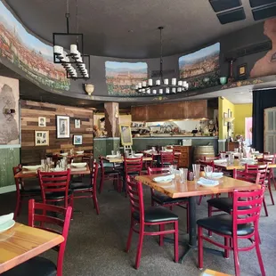 View from our table.