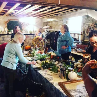 Picture Frame Wreath Class! Contact us and let us know what you would like to learn at the next Home Arts Series class!