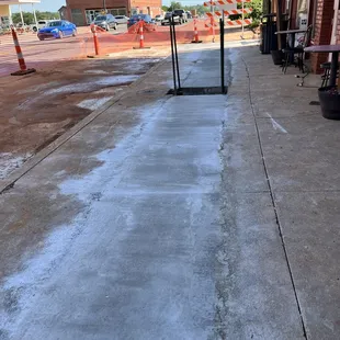 Commercial Sewer line replacement in the heart of Guthrie