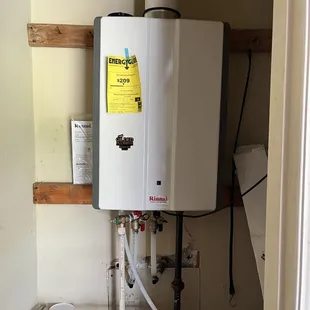 Rinnai Tankless Water Heater warranty replacement
