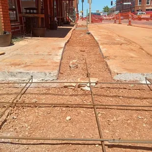 Commercial Sewer line replacement in the heart of Guthrie