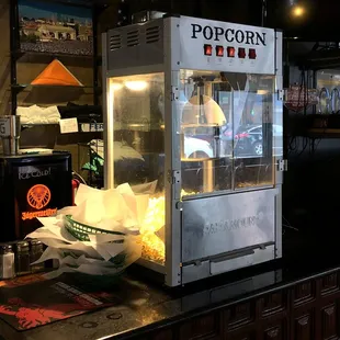 No Kitchen, But Free Popcorn