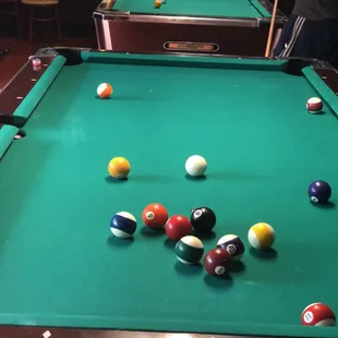 Two Pool Tables