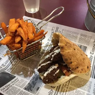 Falafel Pita Sandwich
