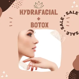 Hydrafacial treatment PLUS the first 20 units towards a complete botox treatment, for $299 only!!