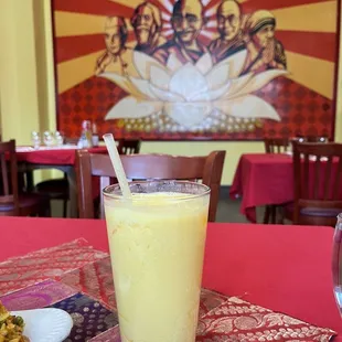 Mango lassi so refreshing