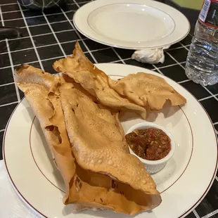 papa do umb- yummy  Deep fried   And the accompanied sauce packs a punch