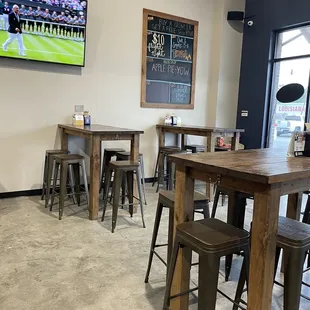 a view of the bar area