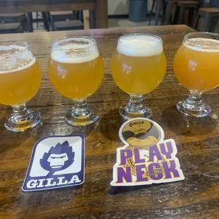 Great beers and awesome stickers