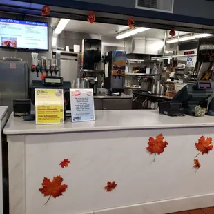 Ordering counter with monthly specials