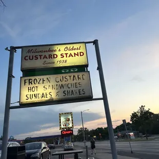 outside