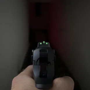 MeproLight Tru-Dot Tritium Night Sights compatible with Baby Eagle III (post 2007) installed by Gilles Gunsmith