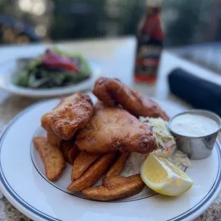 seafood, fish, fish and chips, food