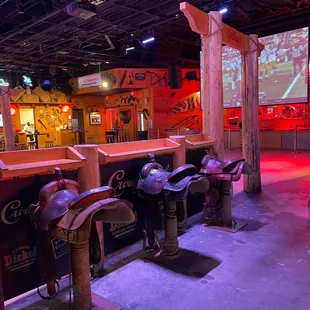 Seats by the dance floor