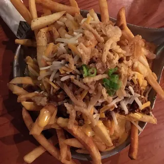 Chili Cheese Fries and Tots