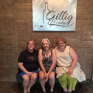 The girls visit Gillig Winery!