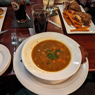 My bowl of Irish beef stew.