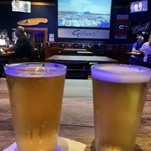A couple of beer's on a Saturday afternoon before baseball.