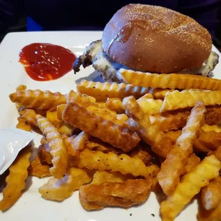 Mushroom Swiss Burger