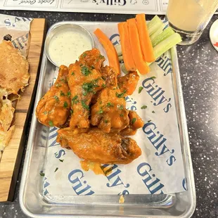 7.9 on wings good classic buffalo taste