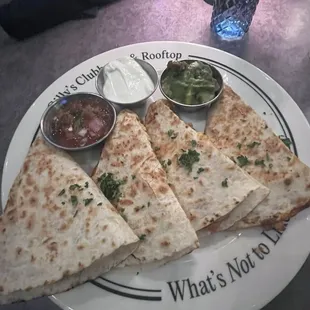 Buffalo Chicken Quesadillas