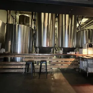 Vats of beer