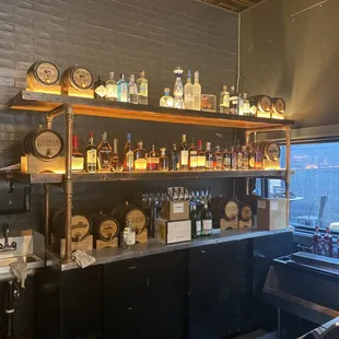 New back bar with Refreshing cocktails