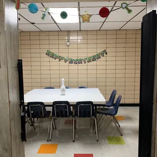 Birthday Party Room