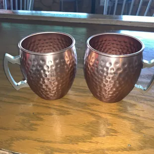 We offer Moscow Mules!