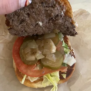 1/4 lb burger (classic style)