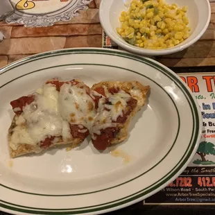 Chicken and Peppers with corn sauté