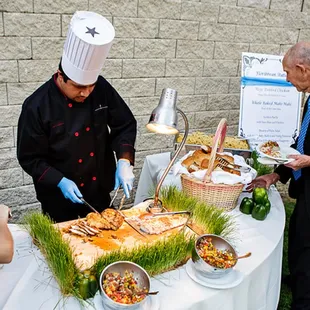Chefs at work preparing delicious meals at Gil's Elegant Catering in Dallas TX.