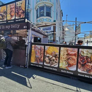 Food stand at North Beach Festival, SF