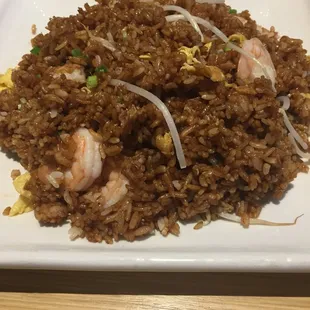 Shrimp fried rice. Big portion!