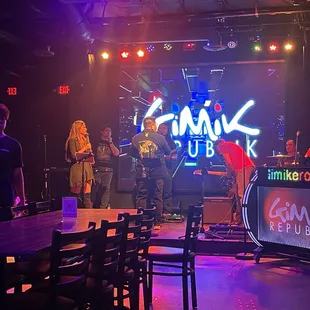 The live band