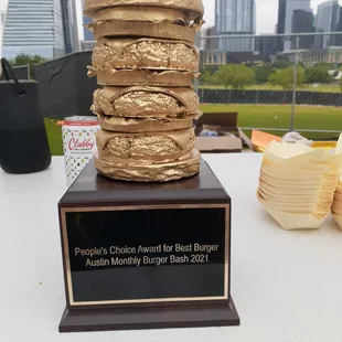 People&apos;s choice award for best smash Burger for the Austin Monthly on April 8th 2023.